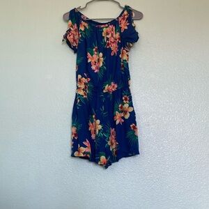 Floral Off-Shoulder Romper
